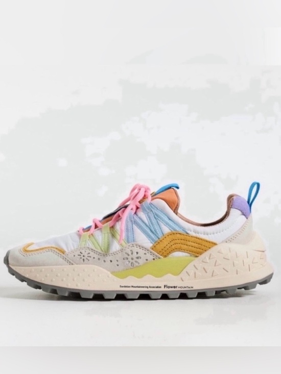 Flower Mountain Shoes - NWT Flower Mountain Washi Sneakers in Beige/White/Multi